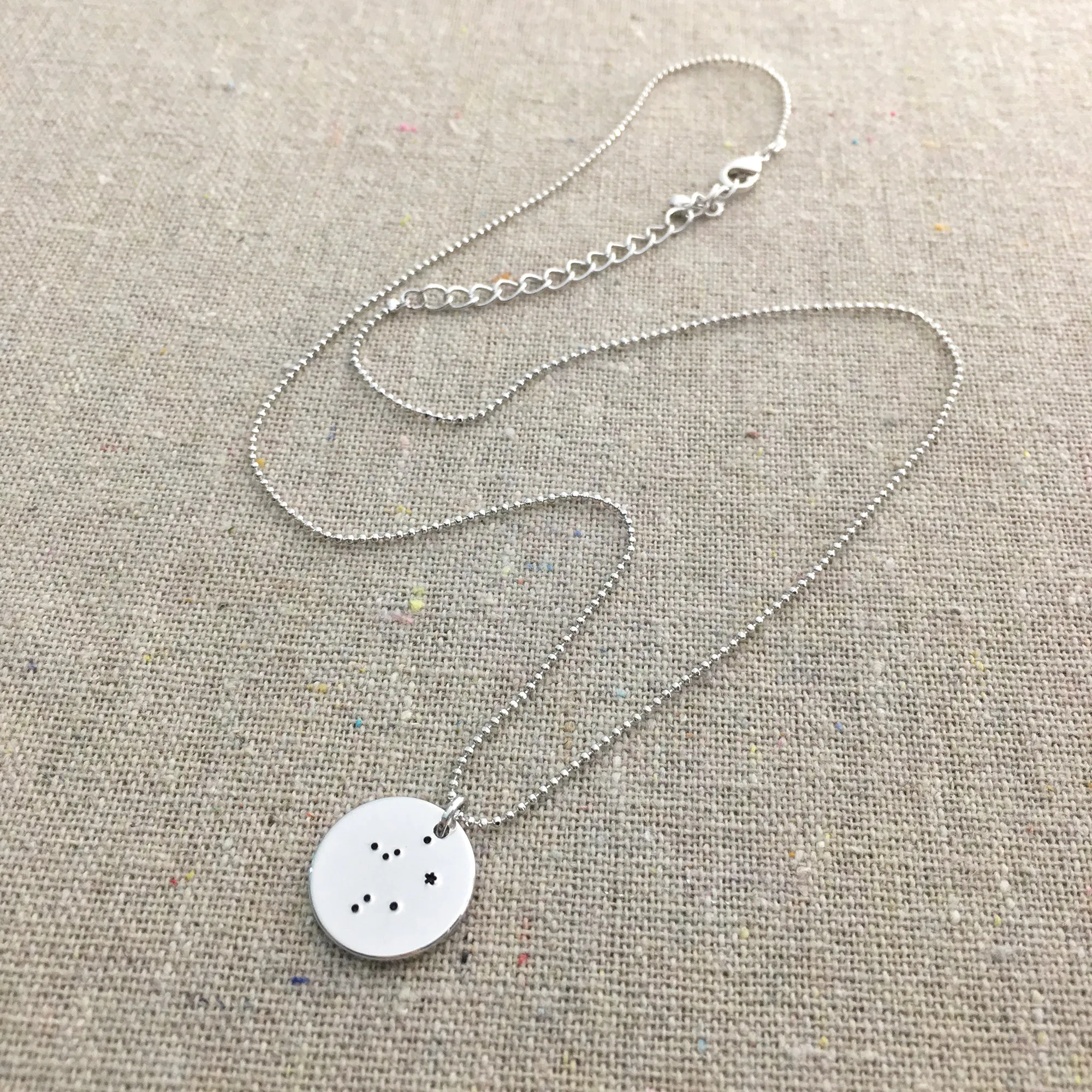 Zodiac Disc Necklace